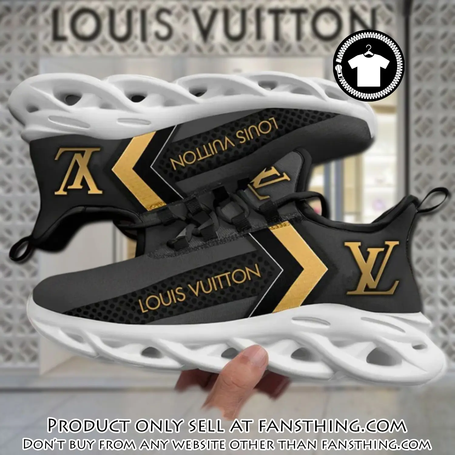 Louis vuitton yellow logo grey max soul shoes luxury brand gifts for men women fst5551190
